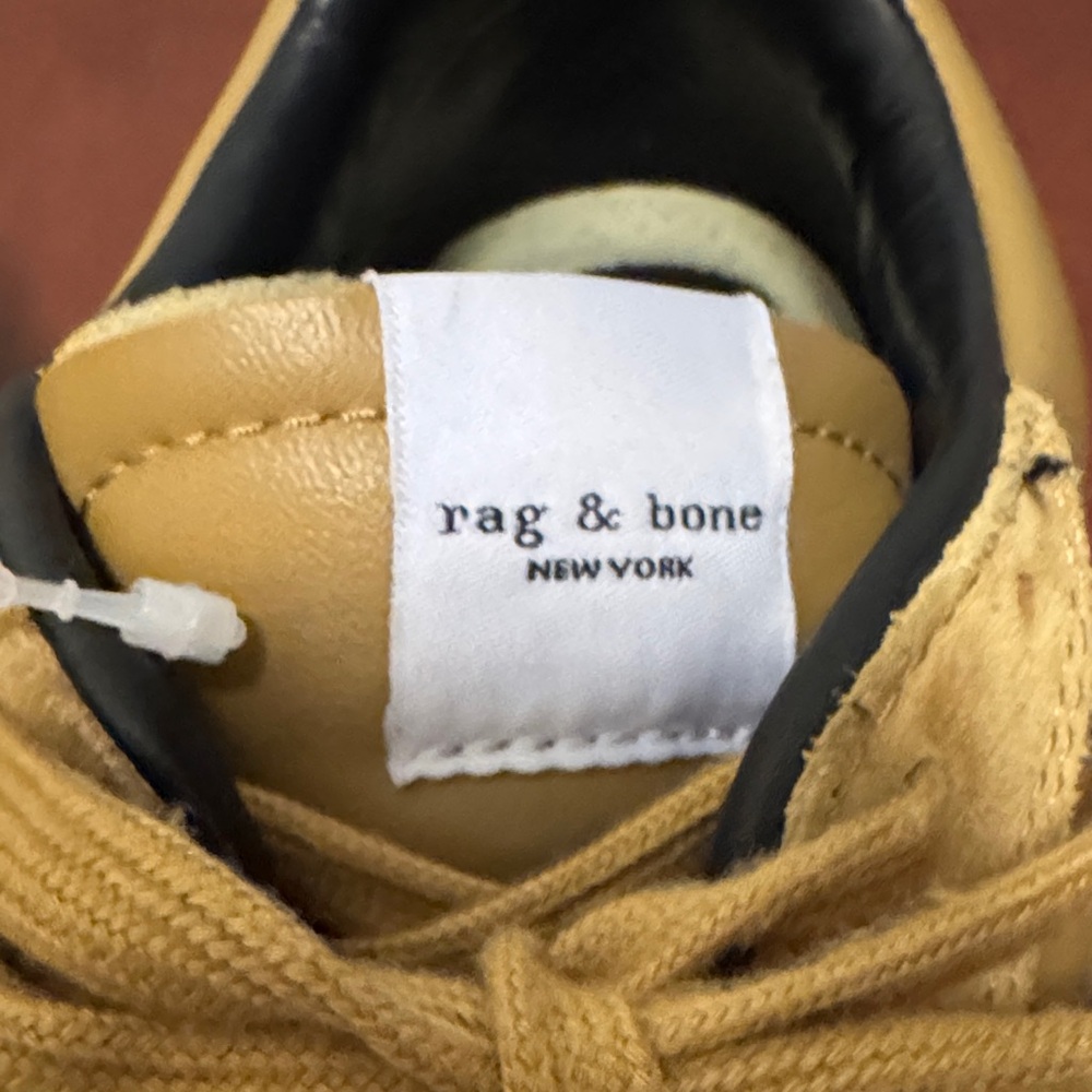 Rag & Bone Tan and Black Sneakers - Picture 5 of 15